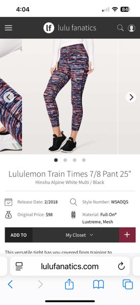 Lululemon Train Time tights Carousel 5