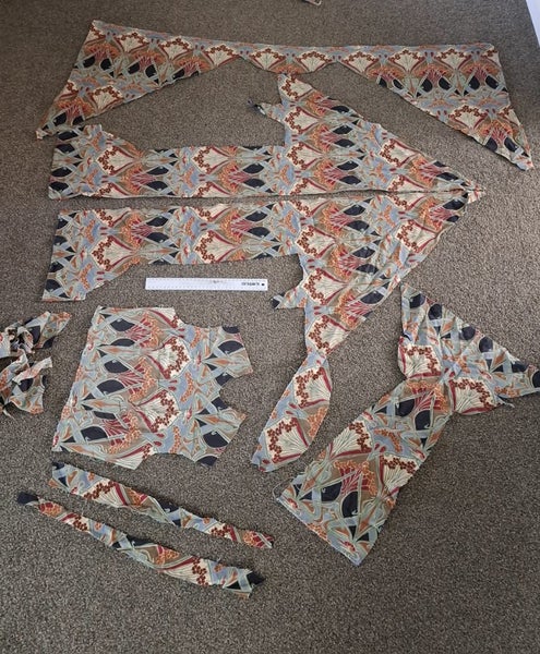 Liberty of london fabric scraps Carousel 2