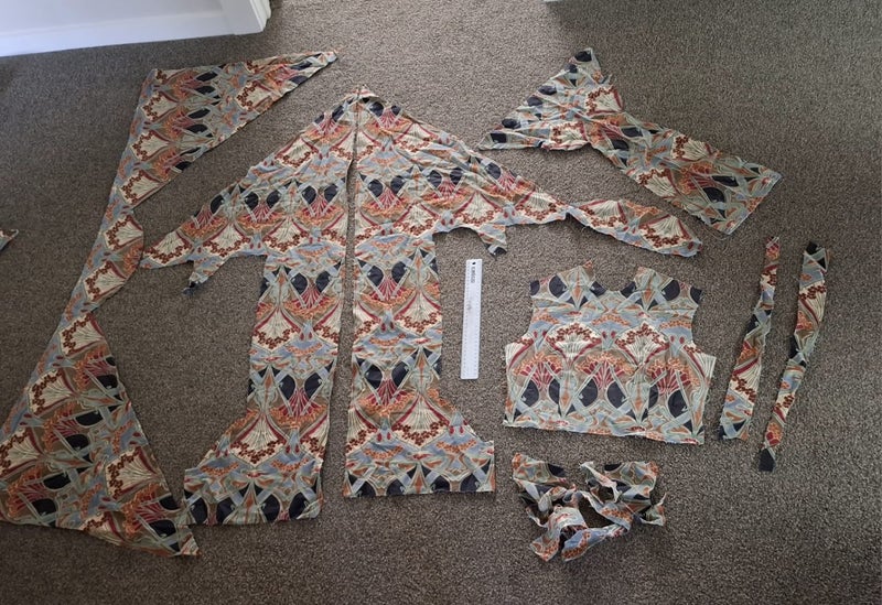 Liberty of london fabric scraps Carousel 3
