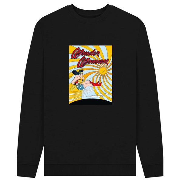 Wonder Woman Unisex Adult Flying Sweatshirt Carousel 1