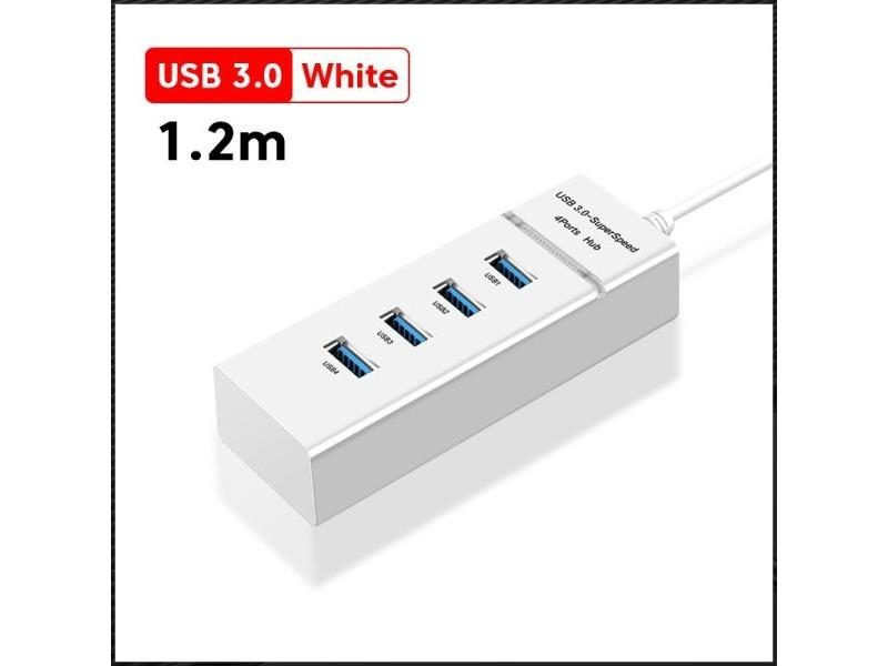 4Port USB 3.0 Hub USB Hub High Speed USB Splitter Adapter 5Gbps For PC Computer Carousel 1