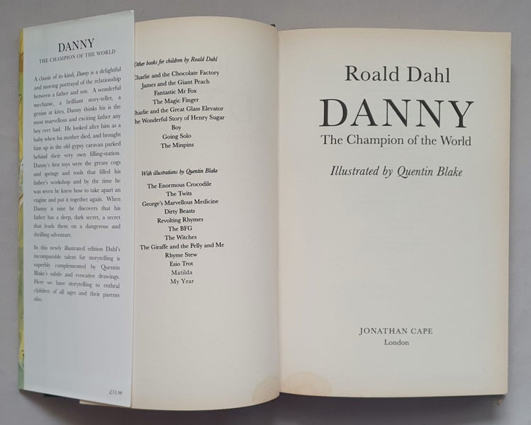 Roald Dahl: DANNY, The Champion of the World (hbk with dj) Carousel 2