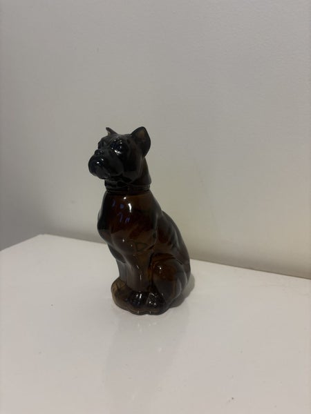 Vintage Avon boxer dog decanter Carousel 1