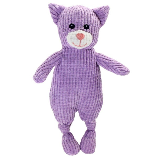 Soft Plush Toy - Clementine Cat. Purple Cat Baby Cuddly Carousel 1