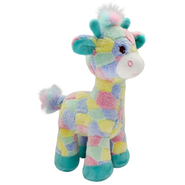 Soft Plush Toy - Skittles Giraffe. Colourful Giraffe. Carousel 1