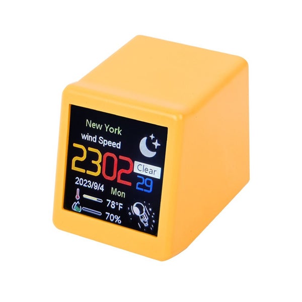 Mini Smart WIFI Weather Station Clock for Gaming Room [NZ Stock] Carousel 1
