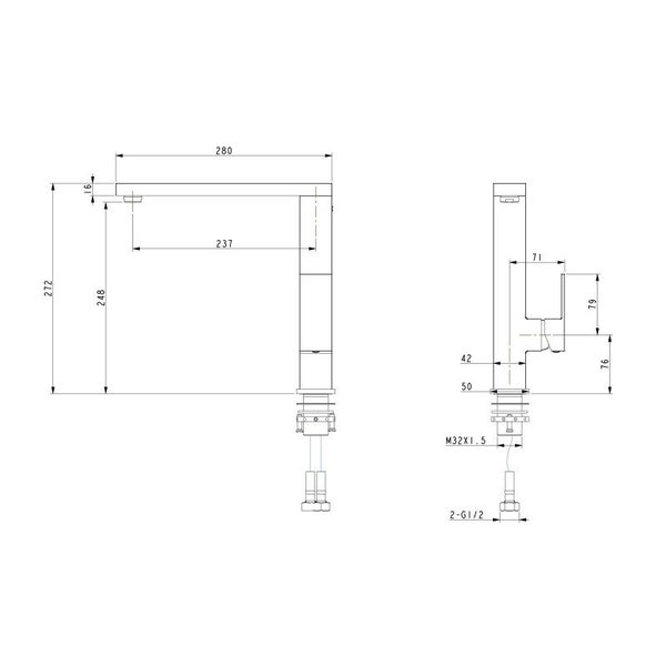 Swivel Kitchen Mixer Tap Carousel 6