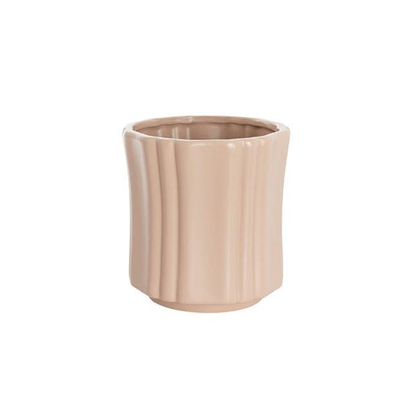 Ceramic Florence Vase Matte Pink 15Dx15cmH. Carousel 1