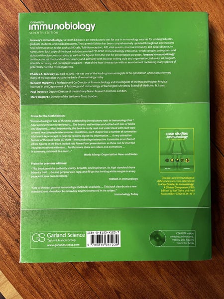 Janeways Immuno Biology Seventh Edition by Kenneth Murphy Carousel 2
