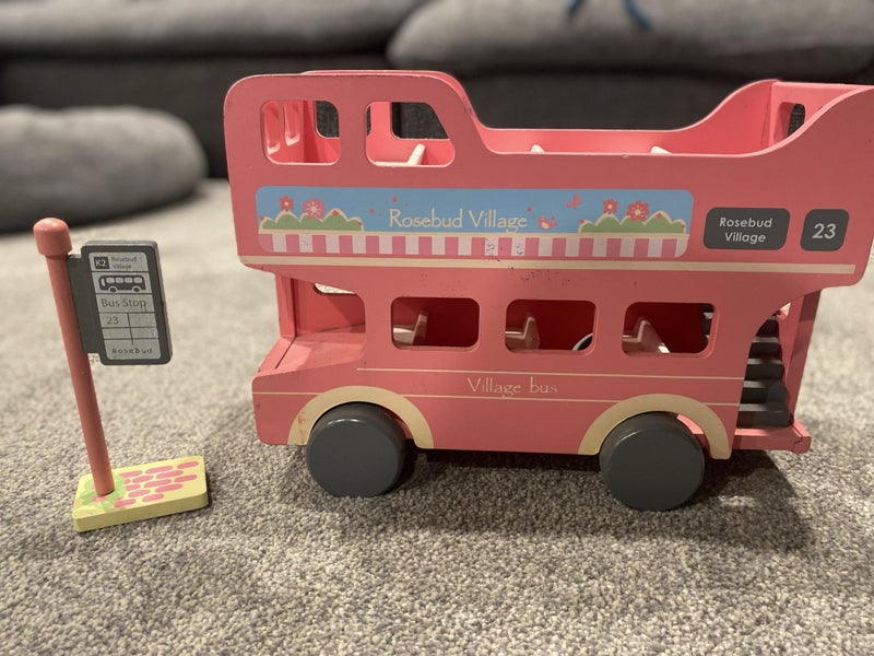 Rosebud Village wooden bus Carousel 1
