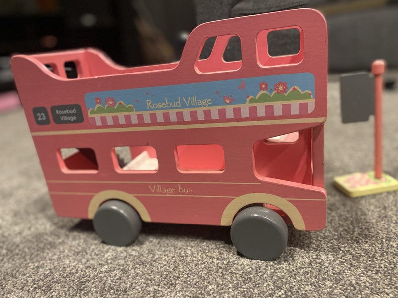 Rosebud Village wooden bus Carousel 2