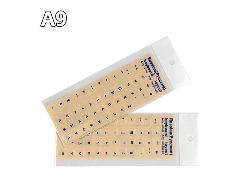 Wear-Resistant Keyboard Stickers Letter Alphabet Layout Sticker For Laptop Carousel 1