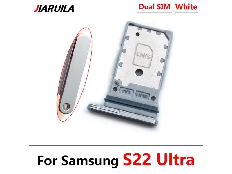 SIM Card Holder Tray Slot Holder Adapter Socket For Samsung S22 Plus / S22 Carousel 1