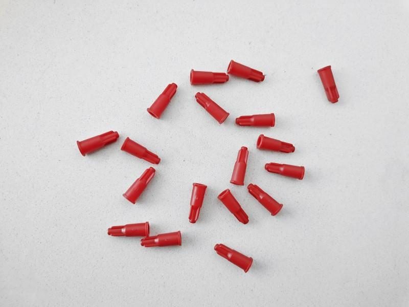 50/100pcs Multicolor Syringe Head Cap Syringe Dispenser Dispensing Needle Carousel 1