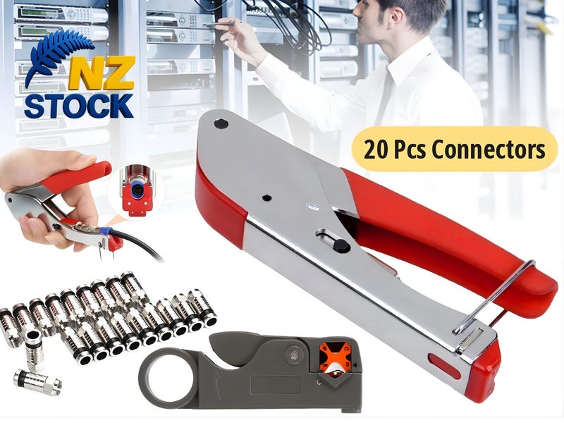 Coax Tool Crimper Cable Kit (Over Stocked) Carousel 1