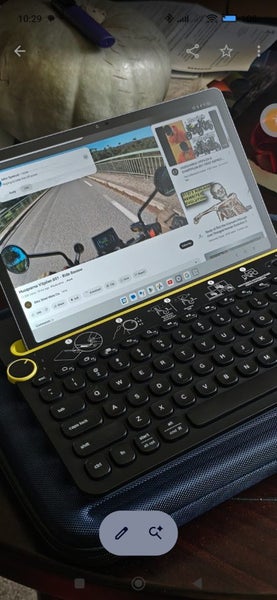 LENOVO IDEA TAB 11"; PEN & LOGITECH K80 KEYBOARD; 9H TEMP GLASS PROTECT & COVER Carousel 18