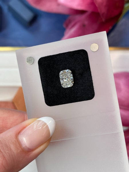 $1 RES ~ $2615 Retail * 1.78ct Cushion Cut Diamond Carousel 1