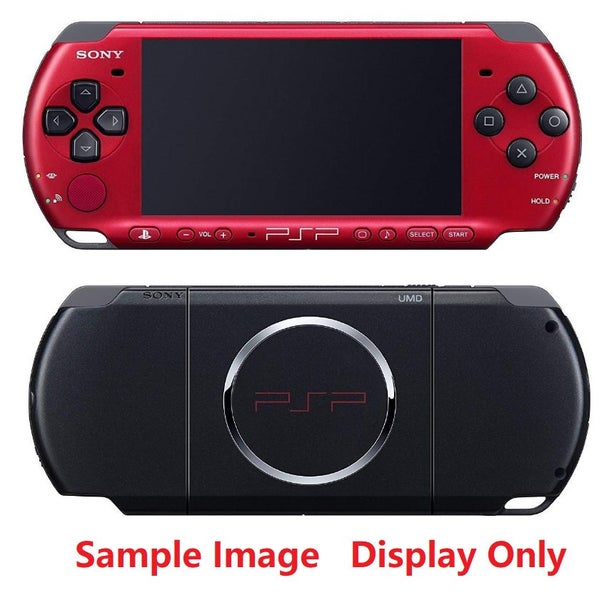 Special Edition PSP3000 Black Red PSP in 6.60 PRO-C 32G Memory Cable and Pouch Carousel 2