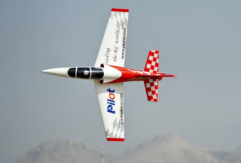 Pilot RC Dolphin Turbine Jet, E/Retracts, Wheels/Brakes, T/Pipe & Tank Carousel 2