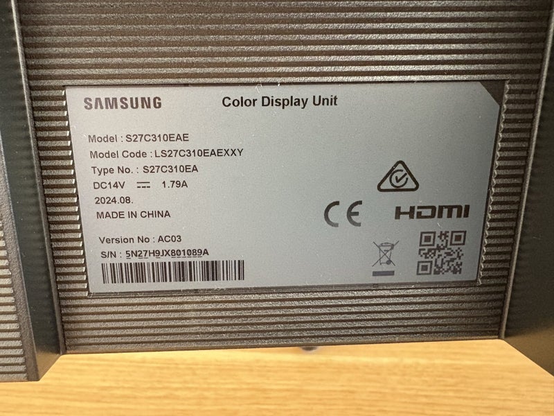 Samsung 27 inch computer monitor64265365695489114