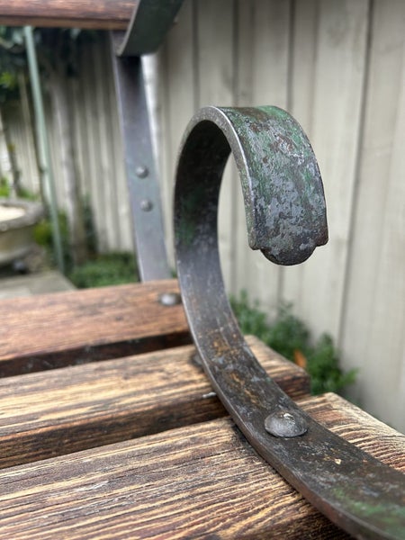Antique Park Bench circa 1850 / Garden Furniture Carousel 8