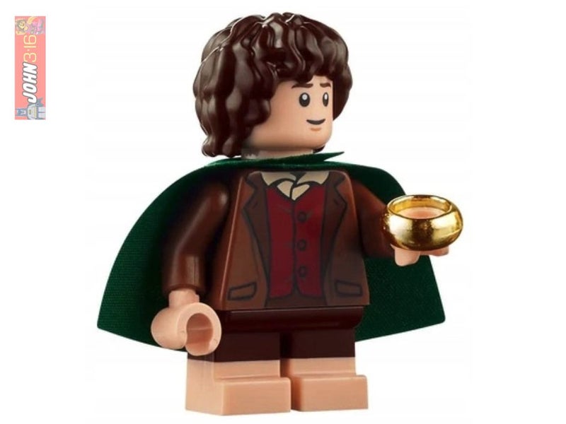 FRODO BAGGINS - AWESOME LORD OF THE RINGS LEGO MINIFIGURE + BONUS! Carousel 1
