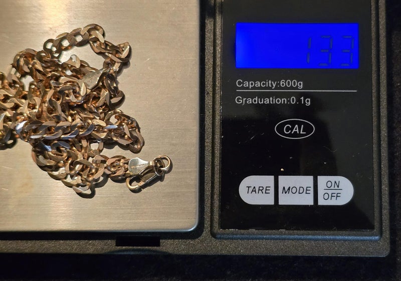 10ct Gold MHJ Chain~13.3g~62cm (Puke Safe) Carousel 2