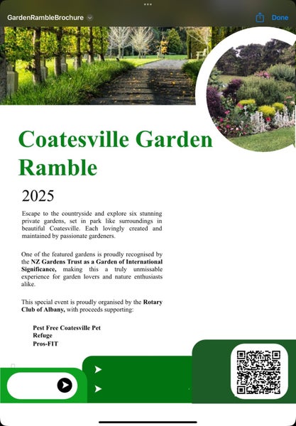 Tickets Coatesville Garden Ramble Carousel 1