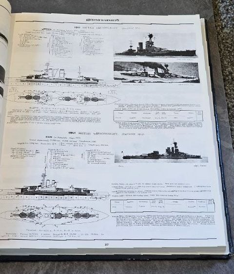 Jane's Fighting Ships of WWI. Foreword by Captain John Moore RN. VGC Carousel 4