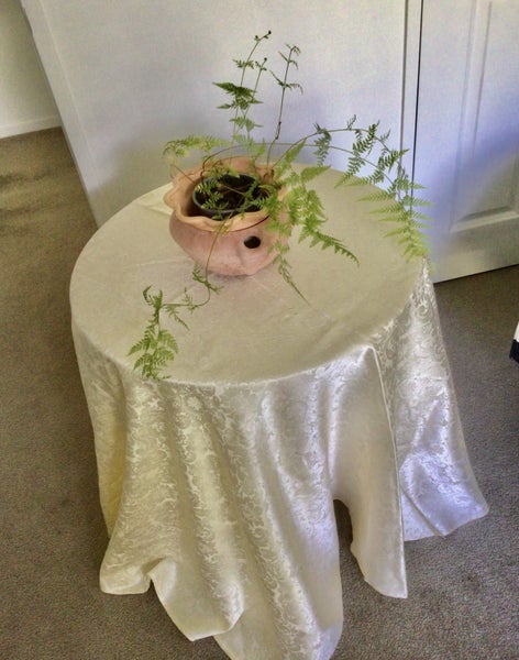 Petticoat Table with 1 Black Petticoat & 1 Cream Petticoat.64374016531201110