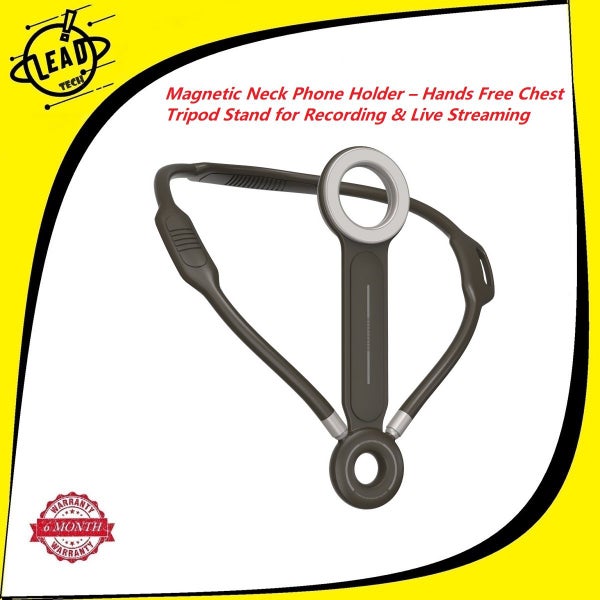 Magnetic Neck Phone Holder – Hands Free Chest Mount for Recording & Streaming Carousel 1