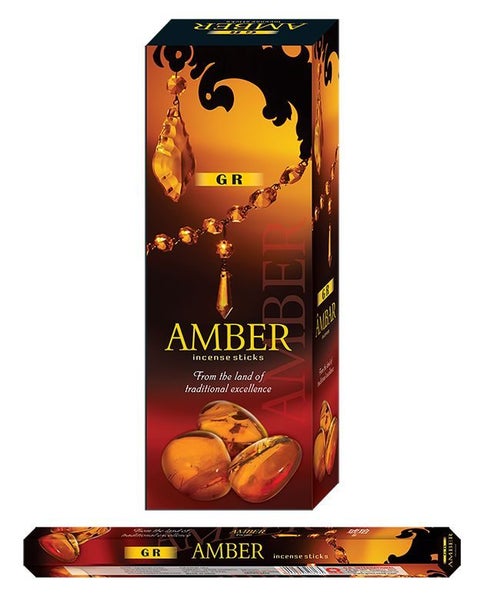 Incense Hexa - Amber (20Sticks) Carousel 1