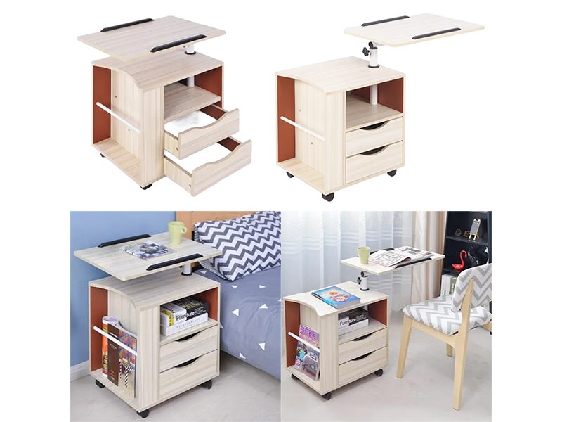 Small Desk Laptop Table for Bedside Carousel 1
