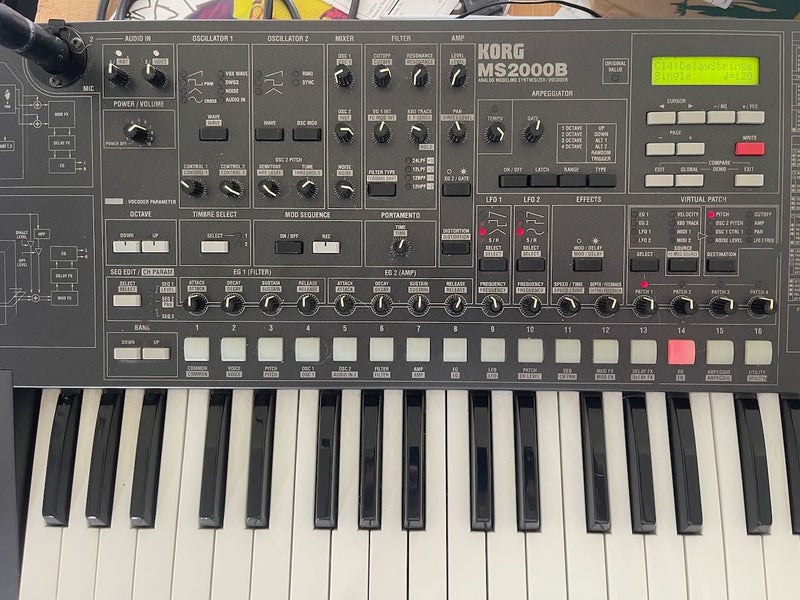 Korg MS2000B Analog Modelling Synth + Custom LiveSound Road Case Carousel 2