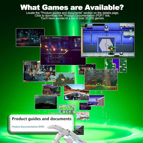 NZ Stock M8 Retro Game Stick 9 Emulators 20000+ Games 4K HDMI with 2X Controller Carousel 2
