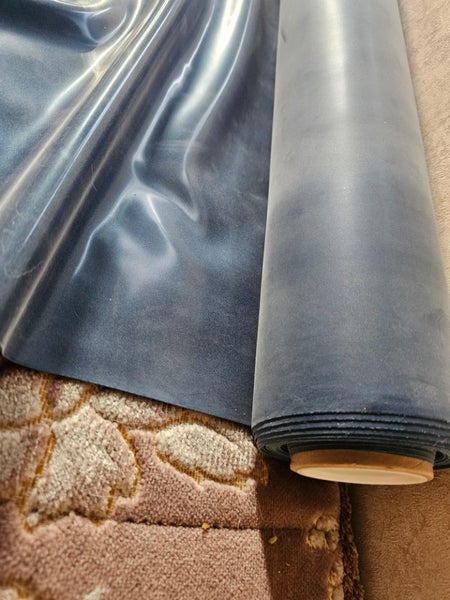 20% OFF SALE ~ LATEX 2 Metres METALLICA BLUE LATEX SHEETING 0.40mm STUNNING Carousel 1