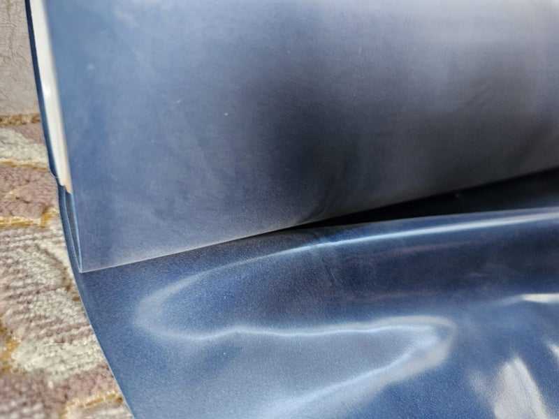 20% OFF 48 hour SALE ~ 2 Metres METALLICA BLUE LATEX SHEETING 0.40mm UK Carousel 2