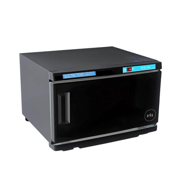 Orku 16L Black UV Electric Towel Warmer Steriliser Cabinet Salon Heat Sanitiser Carousel 1