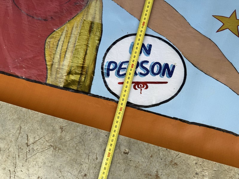 Reproduction circus / fun fair banner / poster Carousel 6