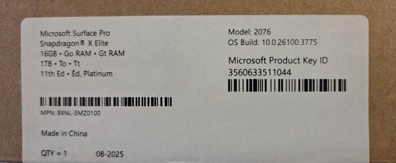 FACTORY SEALED BRAND NEW Microsoft Surface Pro (11th Edition) | 13 Inch OLED Carousel 3