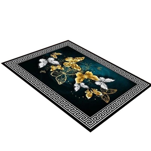 Hod Health & Home 40*60Cm Modern New Chinese Carpet Crystal Velvet Living Room B Carousel 9