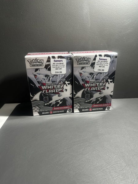 Pokemon White Flare Booster Bundle x2 brand new sealed Carousel 1
