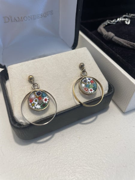 Murano Glass Bracelet and Earrings Carousel 9