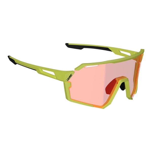 Leatt RideViz Pro Sunglasses - Neon Yellow Iriz Cryztal Red 13 VLT Carousel 1