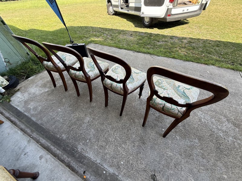 Balloon Back Dining Chairs x 4 Carousel 5