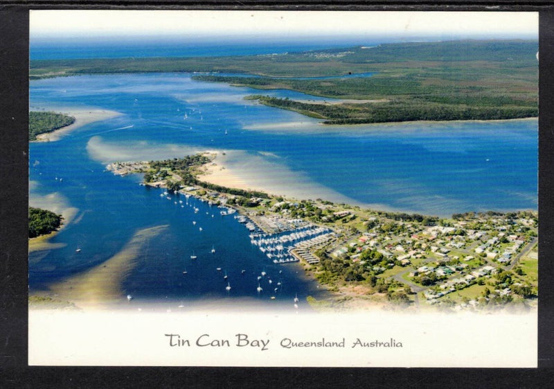 (z) Australia Tin Can Bay Queensland Postcard unused Carousel 1