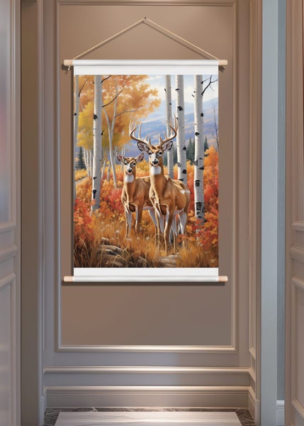 Deer Art Canvas Print Wall Art Carousel 3