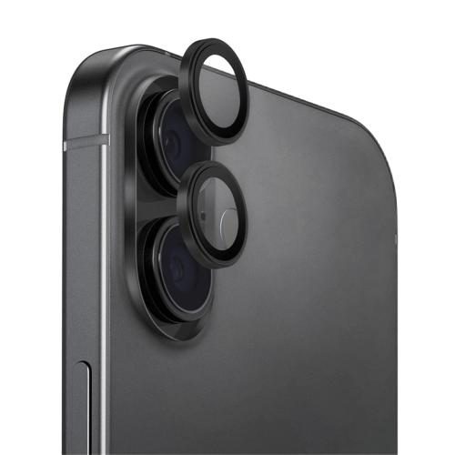 Uniq iPhone 17 (6.3") 2025 Aluguard Camera Lens Glass Protector - Black , Carousel 1