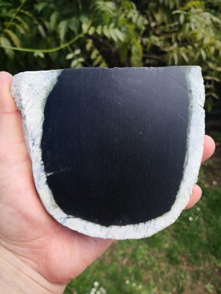 Pounamu greenstone Translucent Patterned carving slab Carousel 1