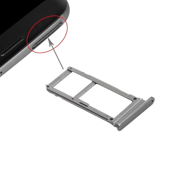 Samsung Galaxy S7 SIM Tray Slot Replacement - Grey Carousel 2